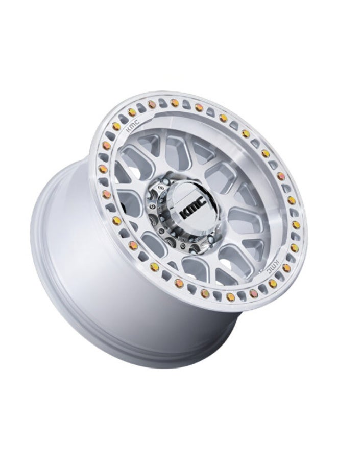 كي ام سي KM549 جي آر إس (GRS) 20×9 8×180 ET18 CB124.2 فضي لامع / وجه مشغول آليًا - Image 3